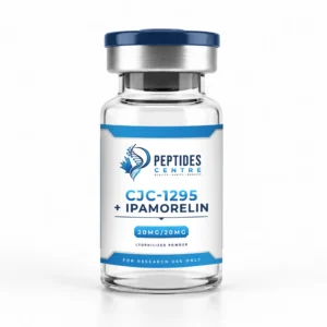 CJC-1295 + Ipamorelin 20mg/20mg research peptide blend vial from Peptides Centre