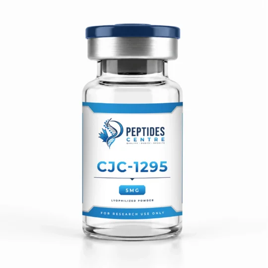 CJC-1295 No DAC 5mg peptide vial from Peptides Centre Canada.