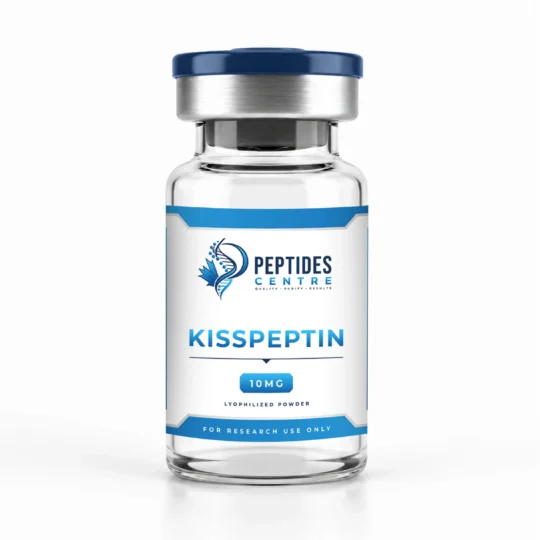 Kisspeptin 10mg peptide vial from Peptides Centre Canada.